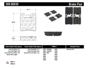 Mercedes-Benz SLK Class Brake Pads - Stoptech - Sport - `05-`11 Mercedes-Benz SLK Class Brake Pads - Stoptech - Sport - `05-`11
