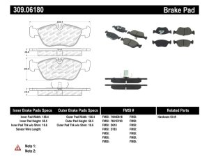 Volvo V70 Brake Pads - Front - Stoptech - Sport - `98-`00 Volvo V70 Brake Pads - Front - Stoptech - Sport - `98-`00