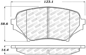 Mazda MX-5 Miata Brake Pads - Front - Stoptech - Sport - `06-`15