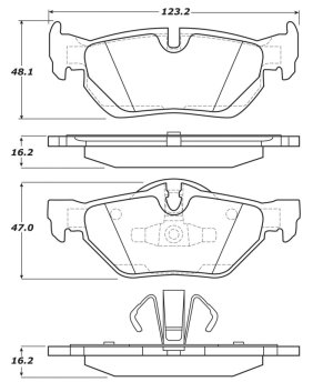 BMW 3 Series Brake Pads - Stoptech - Sport - `06-`11