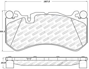Mercedes-Benz SL600 Brake Pads - Stoptech - Sport - `08-`10 Mercedes-Benz SL600 Brake Pads - Stoptech - Sport - `08-`10