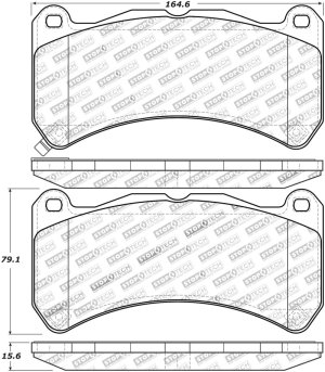 Subaru WRX STI Brake Pads - Front - Stoptech - Sport - `18-`20 Subaru WRX STI Brake Pads - Front - Stoptech - Sport - `18-`20
