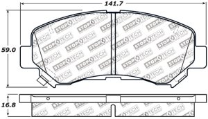 Nissan Maxima Brake Pads - Stoptech - Sport - `09-`18
