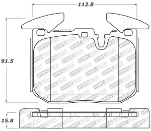 BMW 335i Brake Pads - Stoptech - Sport - `12-`15