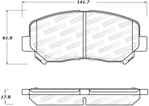 Chrysler 200 Brake Pads - Rear - Stoptech - ST Sport - `15-`17 Chrysler 200 Brake Pads - Rear - Stoptech - ST Sport - `15-`17