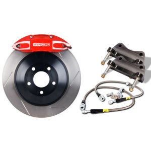 BMW 3 Series Brake Kit - Front - Stoptech - Touring BBK with Slotted Rotors - Silver - 2000