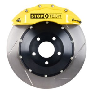 BMW 1 Series Brake Kit - Front - Stoptech - Slotted 380x35mm Rotor + ST-60 Calipers + StopTech Street Performance Pads - Yellow - 2011