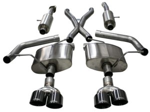 Mercedes-Benz E500 Brake Kit - Front + Rear - Stoptech - Premium Black E-Coated Rotors + Posi Quiet Pads - Black - 2006