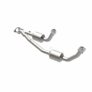 Mercedes-Benz C Class Brake Rotors (2) - Rear - Stoptech - C-Tek Silver Slotted/Drilled Rotors + Centric Premium Pads - Silver - `99-`05