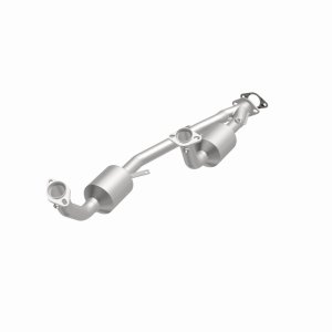 Mercedes-Benz C Class Brake Rotors (2) - Rear - Stoptech - C-Tek Silver Slotted/Drilled Rotors + Centric Premium Pads - Silver - `99-`05