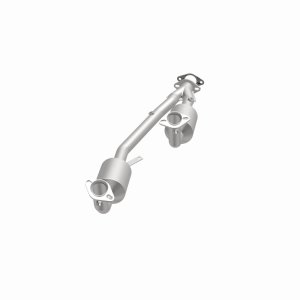 Mercedes-Benz C Class Brake Rotors (2) - Rear - Stoptech - C-Tek Silver Slotted/Drilled Rotors + Centric Premium Pads - Silver - `99-`05