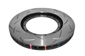 Acura Integra Brake Pads + Rotors - Front - Stoptech - C-Tek Drilled/Slotted Rotors + Centric Premium Pads - Silver - `94-`01