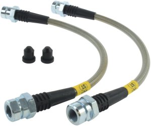 Audi A3 Brake Line Kit - Rear - Stoptech - Stainless Steel Braided - Stainless Steel - `06-`13