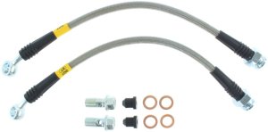 Hummer H2 Brake Line Kit - Rear - Stoptech - Stainless Steel Braided - Stainless Steel - `03-`07 Hummer H2 Brake Line Kit - Rear - Stoptech - Stainless Steel Braided - Stainless Steel - `03-`07