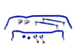 Audi A3 Sway Bar and End Link Kit - Front + Rear - Superpro - Adjustable 24mm & 22mm - 2015