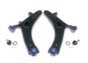Subaru XV Crosstrek Control Arms - Front - Superpro - Lower Control Arm Set w/ Bushings - `13-`15