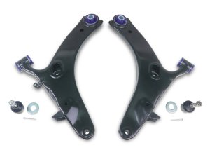 Subaru XV Crosstrek Control Arms - Front - Superpro - Lower Control Arm Set w/ Bushings - `13-`15