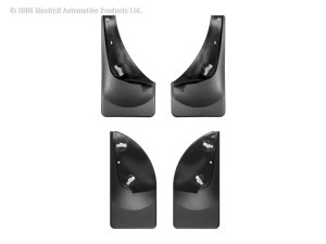 Ford F250 Mud Flap Kit - WeatherTech - No-Drill DigitalFit - Black - `99-`07