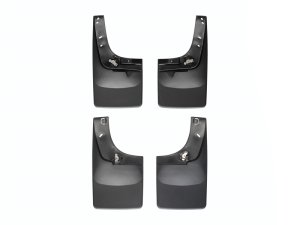 Ford F450 Mud Flaps - WeatherTech - No-Drill DigitalFit - Black - `08-`10