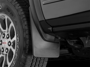 GMC Sierra Mud Flaps - WeatherTech - No-Drill DigitalFit - Black - `14-`27 GMC Sierra Mud Flaps - WeatherTech - No-Drill DigitalFit - Black - `14-`27
