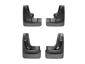 Ford Edge Mud Flaps - WeatherTech - No-Drill DigitalFit - Black - `15-`27