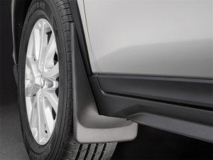 Nissan Rogue Mud Flaps - Front - WeatherTech - No-Drill DigitalFit - Black - `14-`27