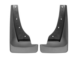 Nissan Rogue Mud Flaps - Front - WeatherTech - No-Drill DigitalFit - Black - `14-`27