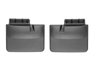 Ford F-150 Raptor Mud Flaps - WeatherTech - No-Drill, DigitalFit, QuickTurn Fastening System - Black - `17-`27
