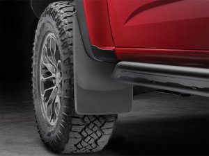 Chevrolet Colorado Mud Flaps - WeatherTech - No-Drill DigitalFit - Black - `17-`27