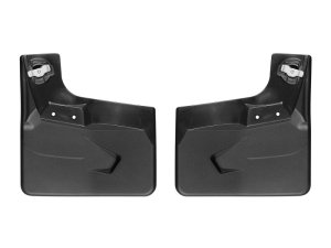 Ford Expedition Max Mud Flaps - WeatherTech - No-Drill DigitalFit - Black - `18-`27