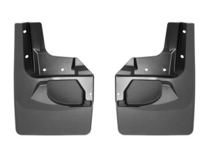 Jeep Gladiator No-Drill Mudflaps - WeatherTech - DigitalFit, QuickTurn Fastening System - Black - `20-`27