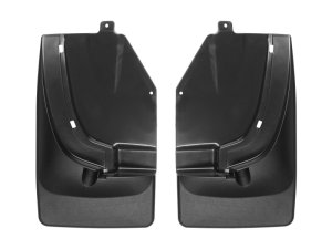 Ford Ranger Mud Flaps - Front - WeatherTech - No-Drill DigitalFit - Black - `19-`27