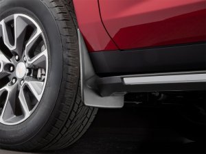 Chevrolet Suburban Mud Flaps - Front - WeatherTech - No Drill DigitalFit - Black - `21-`27