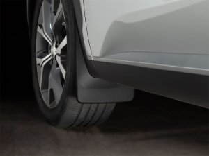 Hyundai Palisade Mud Flaps - WeatherTech - No-Drill DigitalFit - Black - `20-`27
