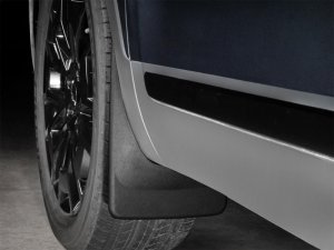 Kia Telluride Mud Flaps - Front - WeatherTech - No-Drill DigitalFit - Black - `20-`27