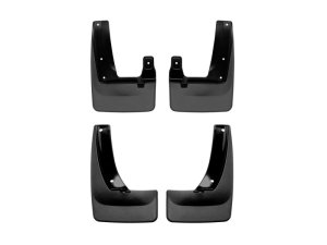 Hyundai Tucson Mud Flaps - WeatherTech - No-Drill DigitalFit - Black - `19-`27