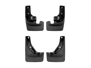 Nissan Rogue Mud Flaps - WeatherTech - No-Drill DigitalFit - Black - `21-`27
