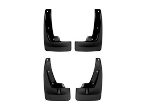 Kia Sportage Mud Flaps - WeatherTech - No-Drill DigitalFit - Black - `17-`27