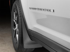 Jeep Grand Cherokee L Mud Flap - WeatherTech - No-Drill DigitalFit - Black - `21-`27
