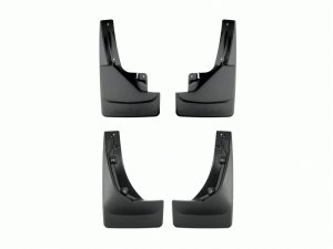 Jeep Grand Wagoneer Mud Flaps - WeatherTech - No-Drill DigitalFit - Black - `22-`27