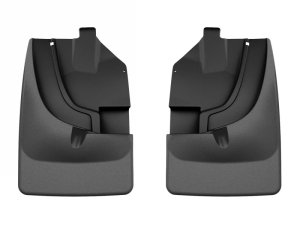 Ford Ranger Mud Flaps - Front - WeatherTech - No-Drill DigitalFit, QuickTurn Fastening System - Black - `21-`23 Ford Ranger Mud Flaps - Front - WeatherTech - No-Drill DigitalFit, QuickTurn Fastening System - Black - `21-`23