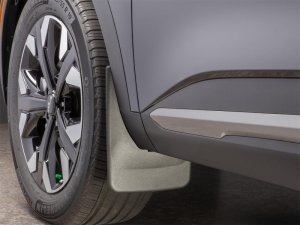 Kia Sportage Mud Flaps - Front - WeatherTech - No Drill DigitalFit - Black - `23-`24