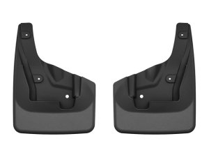 Subaru XV Crosstrek Mud Flaps - Front - WeatherTech - No-Drill DigitalFit - Black - `24-`27