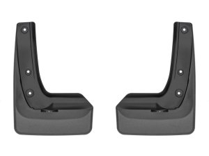 Toyota Highlander Mud Flaps - Front - WeatherTech - No-Drill DigitalFit - Black - `20-`24