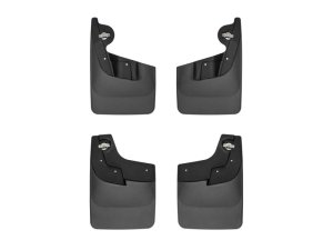 Chevrolet Colorado Mud Flaps - Front + Rear - WeatherTech - No-Drill DigitalFit - Black - `23-`24