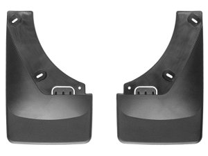 Cadillac Escalade Mud Flaps - WeatherTech - No-Drill DigitalFit - Black - `07-`13 Cadillac Escalade Mud Flaps - WeatherTech - No-Drill DigitalFit - Black - `07-`13