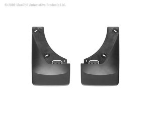 Cadillac Escalade Mud Flaps - WeatherTech - No-Drill DigitalFit - Black - `07-`13 Cadillac Escalade Mud Flaps - WeatherTech - No-Drill DigitalFit - Black - `07-`13