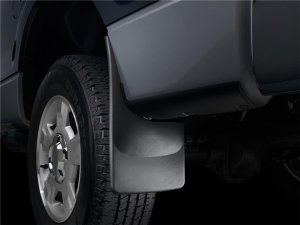 Toyota Tundra Mud Flaps - Rear - WeatherTech - No-Drill DigitalFit - Black - `07-`13 Toyota Tundra Mud Flaps - Rear - WeatherTech - No-Drill DigitalFit - Black - `07-`13