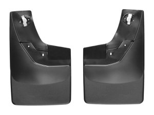 Chevrolet Silverado Mud Flaps - WeatherTech - No-Drill DigitalFit® - Black - `14-`27