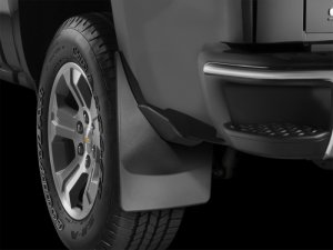 Chevrolet Silverado Mud Flaps - WeatherTech - No-Drill DigitalFit® - Black - `14-`27